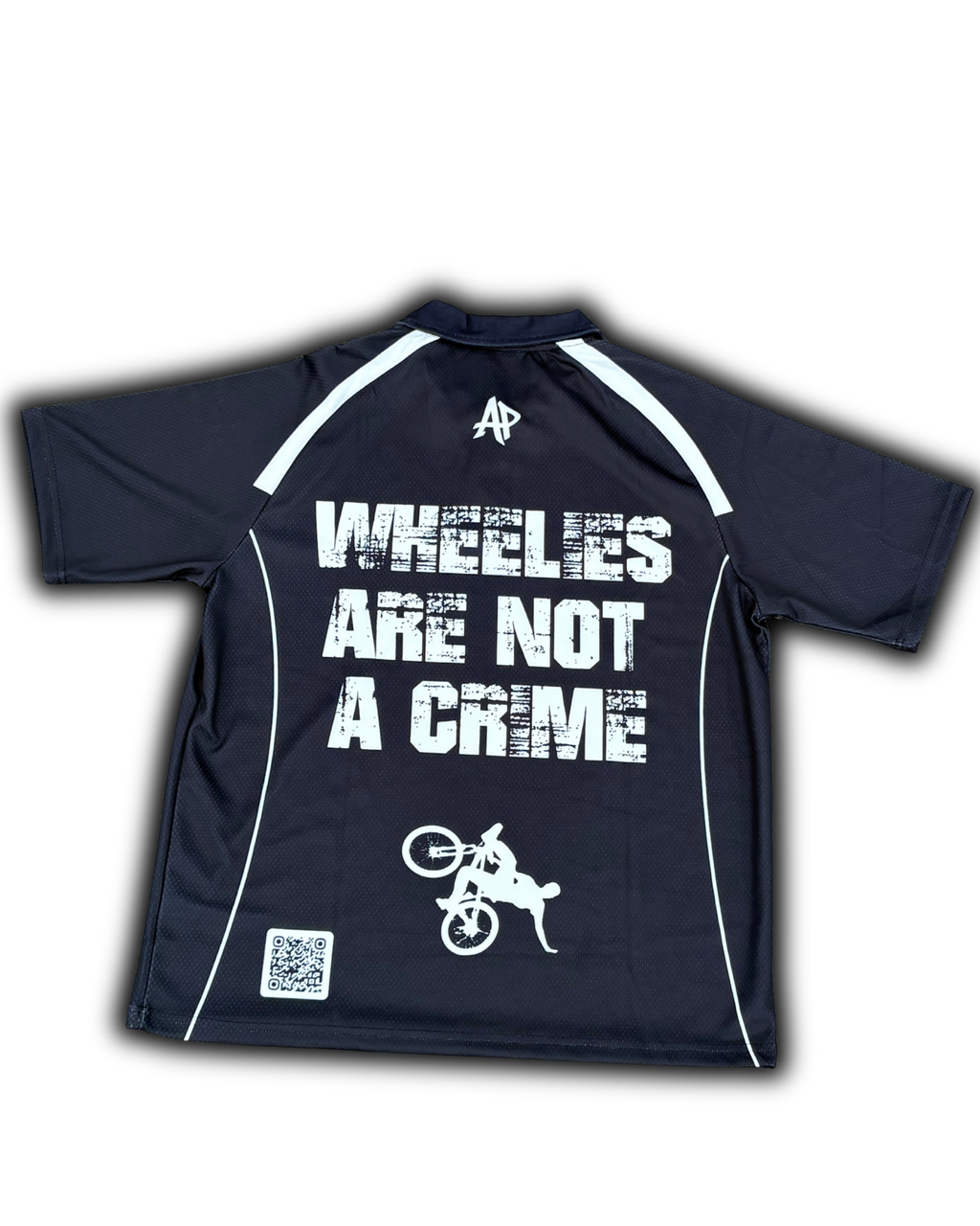 Polo “WHEELIES ARE NOT A CRIME” — Drop 001
