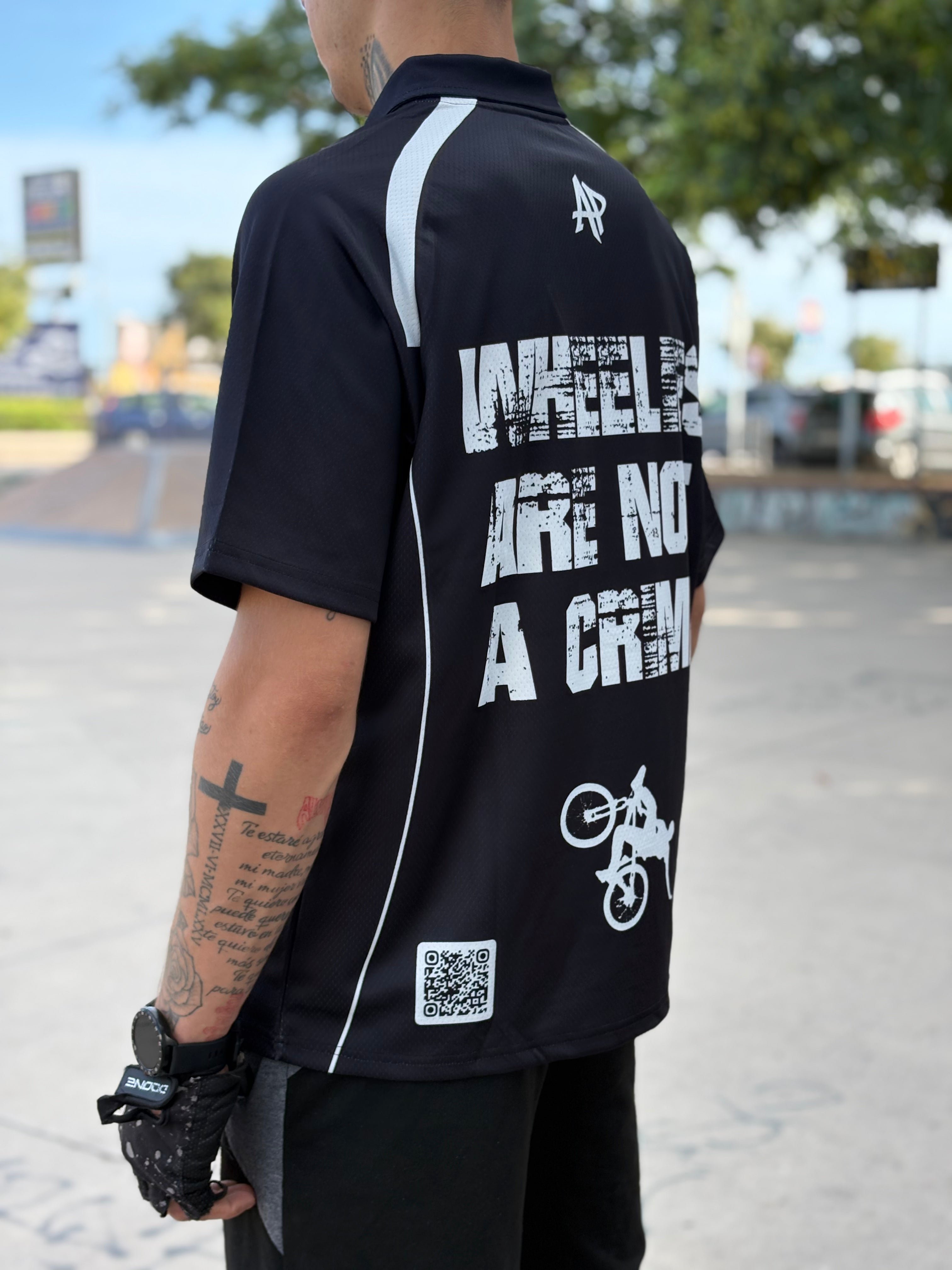 Polo “WHEELIES ARE NOT A CRIME” — Drop 001