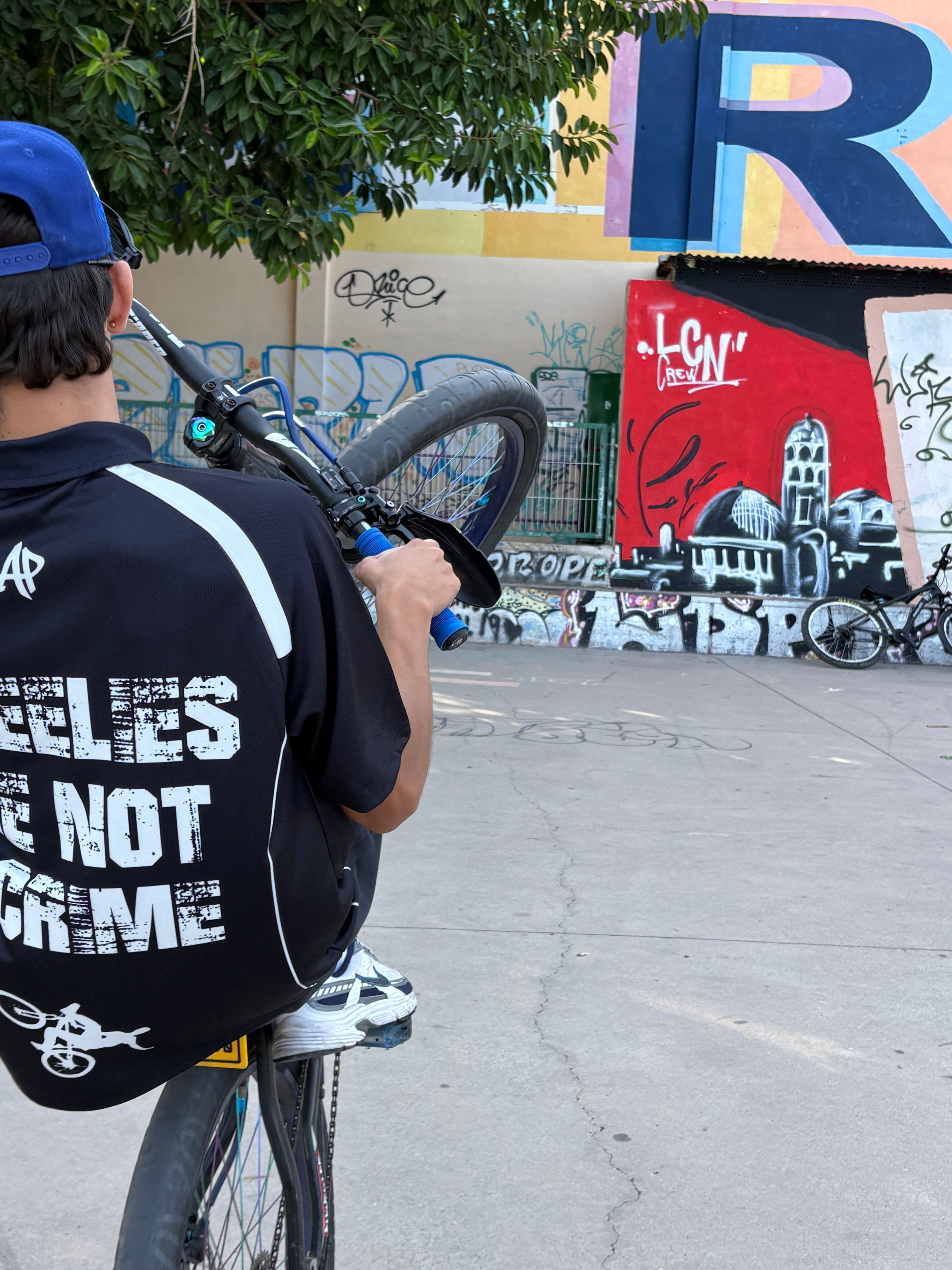 Polo “WHEELIES ARE NOT A CRIME” — Drop 001